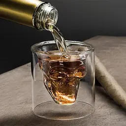 Подарункова склянка для віскі UFT Double Glass Череп 50 мл - мініатюра 4