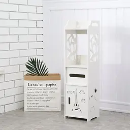 Полиця стелаж пластикова у ванну Етажерка стійка до вологи PK-02 (80cmx15cmx15cm) - мініатюра 2