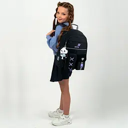 Рюкзак для початкової школи Kite Education 584 Panda Love Чорний (K26-584M-2) - мініатюра 20