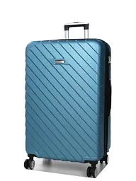 Валіза велика L ABS-пластик Madisson Snowball 03403 78х52х32см 103+17л Блакитний