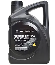 Моторна олива Mobis Hyundai KIA Super Extra Gasoline 5W-30 4 л (05100-00410)