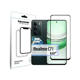 Скло захисне BeCover Realme C71 Black (713728)