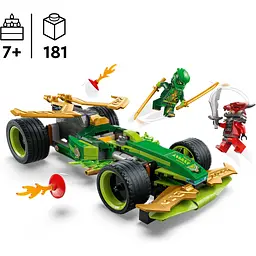 Конструктор LEGO Ninjago Автомобіль для перегонів Лойда з інерційним двигуном 181 деталь (71828) - мініатюра 4