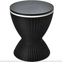 Стіл-холодильник Costway Curver з регульованою висотою 30L чорний