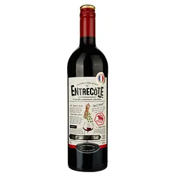 Вино Gourmet Pere&Fils Entrecote, червоне, напівсухе, 13,5%, 0,75 л