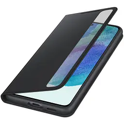 Оригінальний чохол-книжка для Samsung Galaxy S21 FE (G990) S-View Clear View Smart Cover Черный EF-ZG990CBEGRU - мініатюра 5