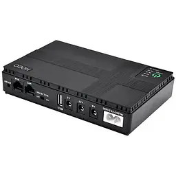 ДБЖ для роутера-комутатора Hoco DC1018P 10400мАг 18W 5V/9-12V PoE black