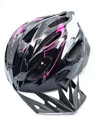 Велосипедний шолом ProX Thunder M (54-58 см) чорний з рожевим (G0000348)