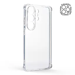 Прозрачный чехол для Samsung Galaxy S26 Ultra 5G с защитой камеры и усиленными бортами, тонкий, силиконовый, бесцветный, ударопрочный, противоударный бампер с закрытой камерой, ArmorStandart (ARM88755) - мініатюра 2