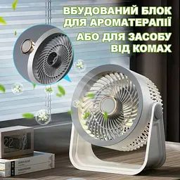 Настільний вентилятор S35 DT-1202 з акумулятором - мініатюра 4