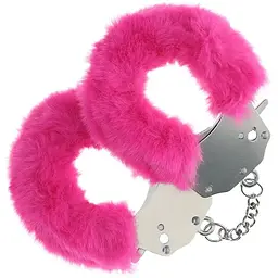 Наручники Ouch! Heavy-duty Fluffy Handcuffs (рожевий)