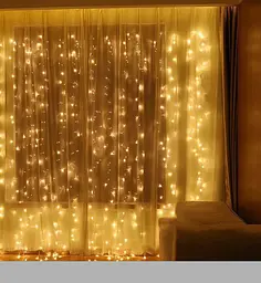 Гірлянда XPRO Xmas LED Водоспад 3х1.5 м 240-WW-2, Теплий білий (47664-7600_300) - мініатюра 5