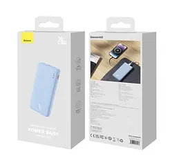 Портативна батарея Baseus Airpow Fast Charge Power Bank 10000mAh 20W Galaxy Blue - мініатюра 2