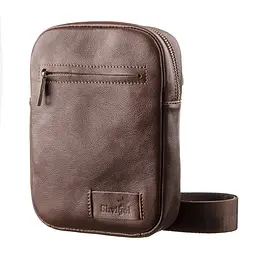 Чоловіча шкіряна сумка SHVIGEL 19,5х14,5х4 см sum0012786