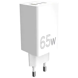 Зарядний пристрій Sigma 2xUSB-C PD65 Вт + 1xUSB QC3.0 GaN X-power PS65-01 білий (4827798637715) - мініатюра 7