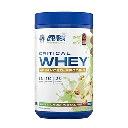 Сироватковий протеїн Applied Nutrition Critical Whey, 825 грам - Білий шоколад-фісташка