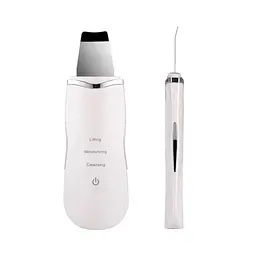 Ультразвуковий уз скрабер для чищення обличчя та омоложення шкіри ліфтинга та фонофореза Beauty skin S1 Білий - мініатюра 7