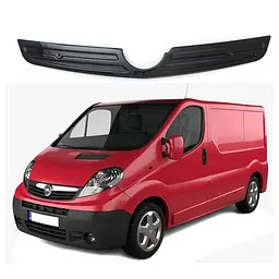 Зимова накладка на радіаторні решітку Opel Vivaro 2006-2015 (Коротка До Хрому) Глянець FLY