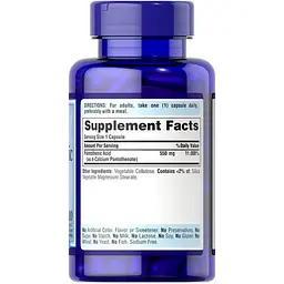 Пантотенова кислота Puritan's Pride Pantothenic Acid 100 капсул - мініатюра 2