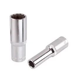 Набір головок високих Alloid 1/2" на планці (10, 11, 12, 13, 14, 17, 19, 21, 22, 24 мм) 11 шт 12 гр (НГП-4011-12) - мініатюра 3
