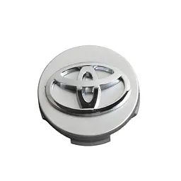 Ковпак колеса Toyota сірий матовий+хром 62 мм пластик 1шт ОЕМ 4260312730 (ковпачок)