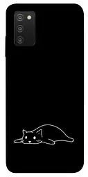 TPU чохол Demsky Lazy cat для Samsung Galaxy A03s