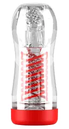 Мастурбатор PDX Elite ViewTube 2 See-Thru Stroker прозорий - мініатюра 3