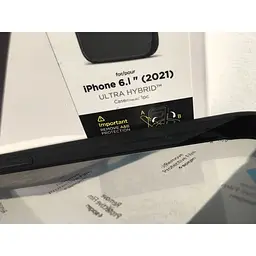Оригінальний протиударний чохол Spigen Ultra Hybrid для iPhone 13 Pro (6.1") Matte Black (ACS03262) - мініатюра 6