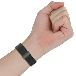 Ремінець Primolux Magnetic Silicone для годинника Huawei Watch Fit 3 Black - мініатюра 6