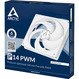 Вентилятор Arctic P14 PWM White (ACFAN00222A) - мініатюра 4
