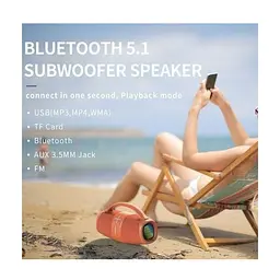 Портативна колонка Hopestar H60 Blue - мініатюра 4