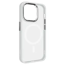 Чехол Apple iPhone 13 Pro, Unit MagSafe, белый, прозрачный, магсейф, противоударный, магнитный, панель-накладка с поддержкой MagSafe, с поддержкой беспроводной зарядки, TPU+PC, защита всего корпуса, ударопрочный, ArmorStandart (ARM70463)