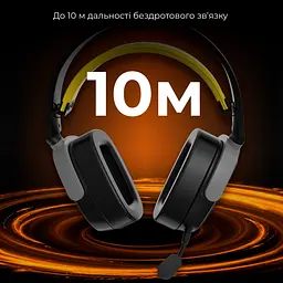 Навушники Ajazz AHM09 MAX 3-Mode Black (AHM09-MAX-BGY) - мініатюра 17