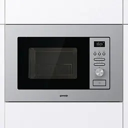 Піч мікрохвильова Gorenje вбудовувана 20л 800Вт гриль дисплей нерж
