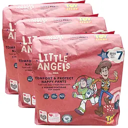 Підгузки-трусики Little Angels Comfort & Protect 7 (17+ кг), 72 шт
