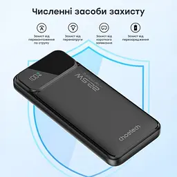 Повербанк 10000mAh Choetech B728 Black 22.5W QC3.0 PD3.0 (43-00114) - мініатюра 5