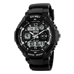 Наручний годинник чоловічий Skmei 0931 Black, 0931BK (12330)