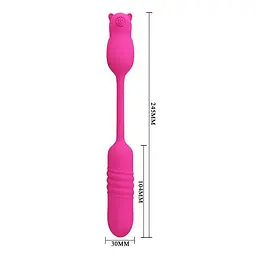 Віброяйце Pretty Love Nobikuma Thursting Bullet Pink - мініатюра 3