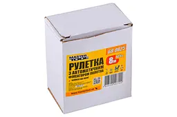 Вимірювальна рулетка MasterTool 8 м x 25 мм автостоп - мініатюра 2