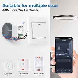 Реле розумне Tuya Smart Mini Swith 16А з WiFi модулем Smart Home 16A 100-240 В - мініатюра 6