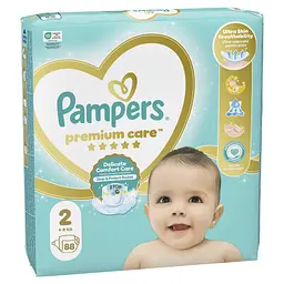 Підгузки Pampers Premium Care Розмір 2 (4-8 кг) 88 шт (8006540857717) - мініатюра 2