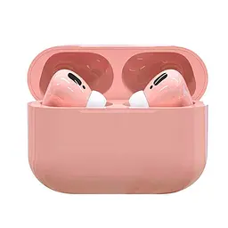 Навушники бездротові вакуумні TWS Pods Pro 3 Pink (16117) - мініатюра 4