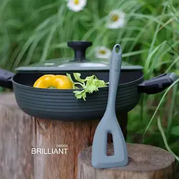 Лопатка з отвором Fissman Chef's Tools 27.5 см (1472) - мініатюра 4