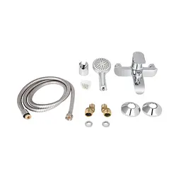 Змішувач для ванни Lidz Wieza 006 (з душовим гарнітуром) (k35) LDWIE006CRM45410 Chrome - мініатюра 6