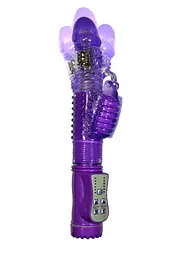 Вібратор-кролик Boss Series Rabbit Massager 24.5 см фіолетовий - мініатюра 3