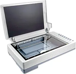 Сканер А3 Plustek OpticPro A320E (800x800dpi 48bit 7,7стор/хв планшетний сірий) - мініатюра 5