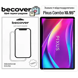 Скло захисне BeCover Pixus Combo 10.95" (713701) - мініатюра 2