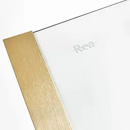 Душова кабіна Rea Montana 90x90 brashed gold REA-K6636, Золотий, Універсальна, прозорий, золотий - мініатюра 5