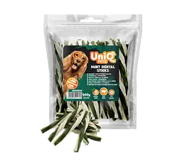 Ласощі для собак UniQ PETS М'ятні стіки для зубів, 500 г - мініатюра 1