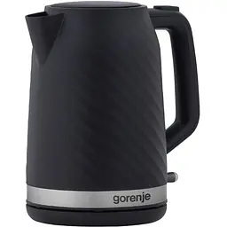 Електрочайник Gorenje 1.7 л Strix контроль чорний матовий kuh0015340